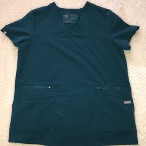 EXCLUSIVE CARIBBEAN FIGS SCRUB TOP only worn once!